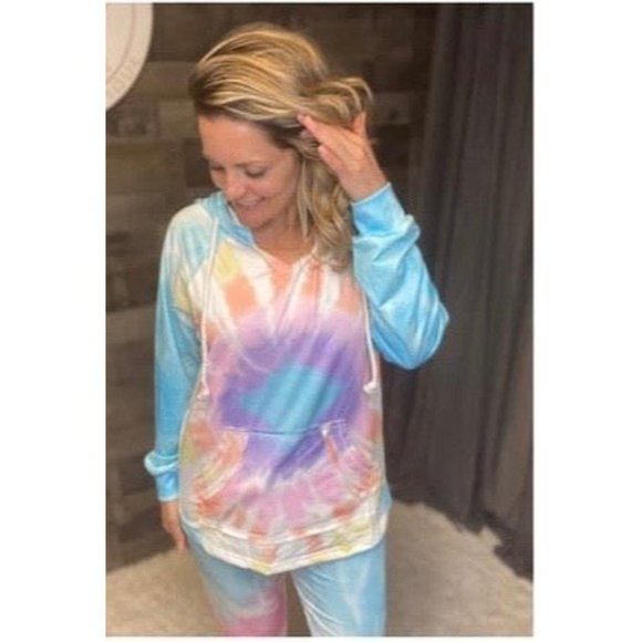She & Sho Woodstock Tie Dye Jogger Set - Picture 2 of 4
